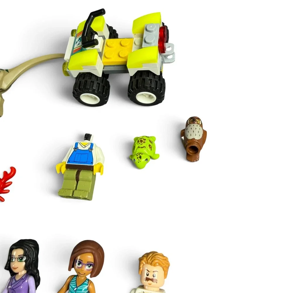 LEGO Minifigure Lot Jurassic World Raptor Vehicle Animals 10+ Piece Set